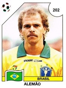 Sticker Alemão - Campeonato De Futebol Mundial 1990 n. 202 - Panini