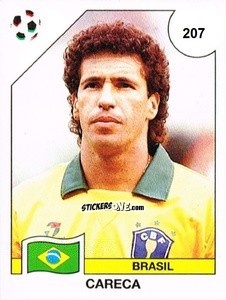 Sticker Careca - Campeonato De Futebol Mundial 1990 n. 207 - Panini