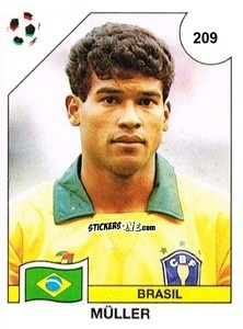 Sticker Müller - Campeonato De Futebol Mundial 1990 n. 209 - Panini