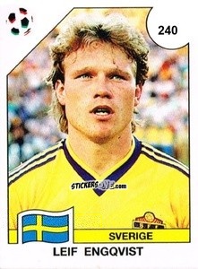 Sticker Leif Engqvist - Campeonato De Futebol Mundial 1990 n. 240 - Panini