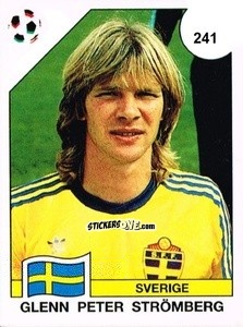 Sticker Glenn Peter Strömberg - Campeonato De Futebol Mundial 1990 n. 241 - Panini