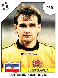 Sticker Fahrudin Omerovic - Campeonato De Futebol Mundial 1990 n. 269 - Panini