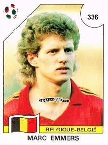 Figurina Marc Emmers - Campeonato De Futebol Mundial 1990 n. 336 - Panini