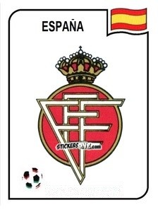 Sticker Insígnia - Campeonato De Futebol Mundial 1990 n. 344 - Panini