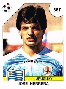 Sticker Jose Herrera - Campeonato De Futebol Mundial 1990 n. 367 - Panini