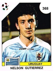 Cromo Nelson Gutierrez - Campeonato De Futebol Mundial 1990 n. 368 - Panini
