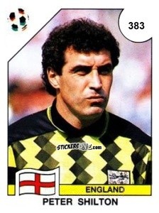 Sticker Peter Shilton - Campeonato De Futebol Mundial 1990 n. 383 - Panini