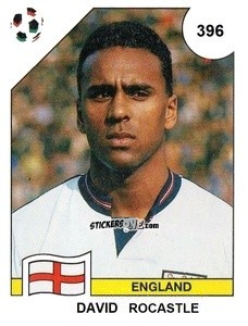 Sticker David Rocastle - Campeonato De Futebol Mundial 1990 n. 396 - Panini