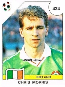 Sticker Chris Morris - Campeonato De Futebol Mundial 1990 n. 424 - Panini