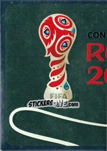 Sticker Official Logo (puzzle 1) - FIFA Confederation Cup Russia 2017 n. 1 - Panini