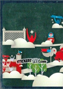 Sticker Official Poster (puzzle 1) - FIFA Confederation Cup Russia 2017 n. 3 - Panini