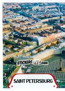 Sticker Saint Petersburg (puzzle 1) - FIFA Confederation Cup Russia 2017 n. 9 - Panini
