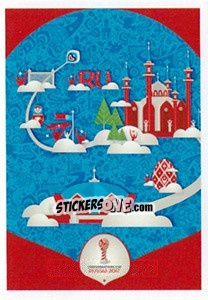 Sticker Kazan Official Poster - FIFA Confederation Cup Russia 2017 n. 14 - Panini