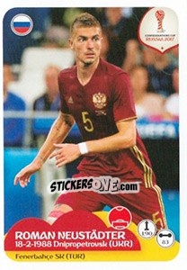 Sticker Roman Neustädter - FIFA Confederation Cup Russia 2017 - Panini