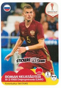 Sticker Roman Neustädter - FIFA Confederation Cup Russia 2017 n. 43 - Panini
