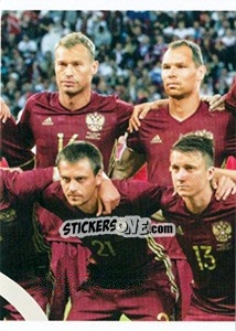 Sticker Team Russia (puzzle 2) - FIFA Confederation Cup Russia 2017 - Panini