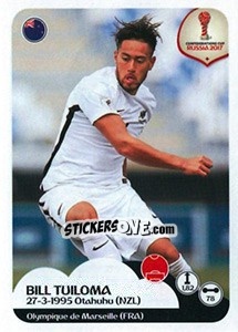Sticker Bill Tuiloma - FIFA Confederation Cup Russia 2017 n. 66 - Panini