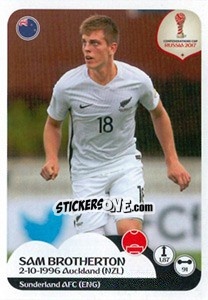 Sticker Sam Brotherton - FIFA Confederation Cup Russia 2017 - Panini