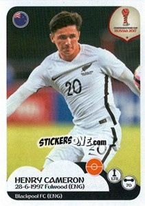 Sticker Henry Cameron - FIFA Confederation Cup Russia 2017 - Panini