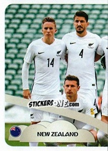 Sticker Team New Zealand (puzzle 1) - FIFA Confederation Cup Russia 2017 - Panini