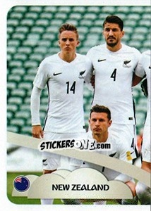 Sticker Team New Zealand (puzzle 1) - FIFA Confederation Cup Russia 2017 n. 85 - Panini