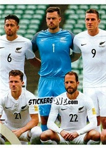 Sticker Team New Zealand (puzzle 2) - FIFA Confederation Cup Russia 2017 - Panini
