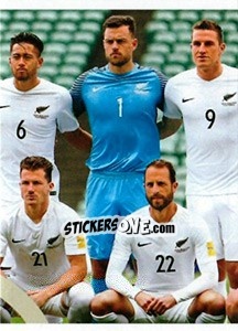 Sticker Team New Zealand (puzzle 2) - FIFA Confederation Cup Russia 2017 n. 86 - Panini