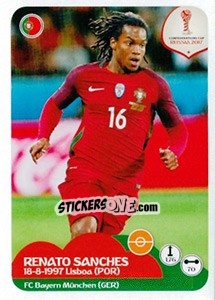 Figurina Renato Sanches - FIFA Confederation Cup Russia 2017 - Panini