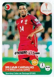 Sticker William Carvalho - FIFA Confederation Cup Russia 2017 n. 103 - Panini