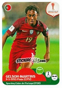 Sticker Gelson Martins - FIFA Confederation Cup Russia 2017 - Panini