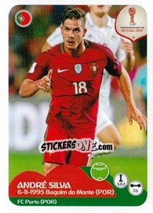 Sticker André Silva - FIFA Confederation Cup Russia 2017 - Panini