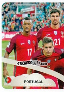 Sticker Team Portugal (puzzle 1) - FIFA Confederation Cup Russia 2017 - Panini