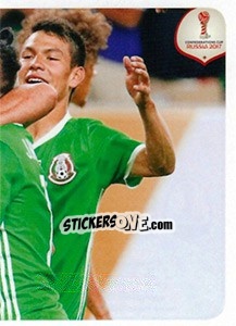 Sticker Celebration Mexico (puzzle 2) - FIFA Confederation Cup Russia 2017 - Panini