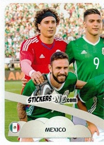 Sticker Team Mexico (puzzle 1) - FIFA Confederation Cup Russia 2017 n. 139 - Panini