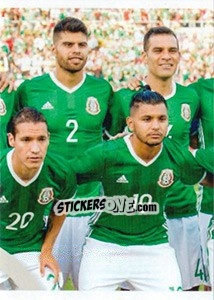 Sticker Team Mexico (puzzle 2) - FIFA Confederation Cup Russia 2017 n. 140 - Panini