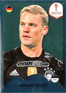 Cromo Manuel Neuer - FIFA Confederation Cup Russia 2017 - Panini