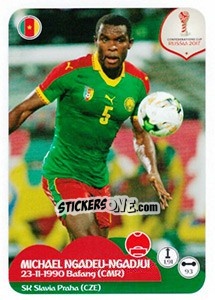 Sticker Michael Ngadeu Ngadjui - FIFA Confederation Cup Russia 2017 n. 157 - Panini
