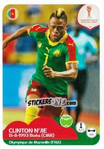 Sticker Clinton N'Jie - FIFA Confederation Cup Russia 2017 n. 167 - Panini