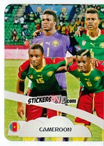 Sticker Team Cameroon (puzzle 1) - FIFA Confederation Cup Russia 2017 n. 174 - Panini