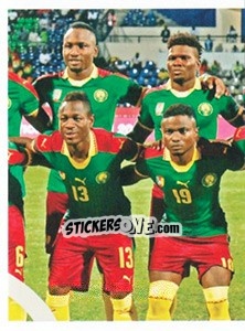 Cromo Team Cameroon (puzzle 2) - FIFA Confederation Cup Russia 2017 - Panini
