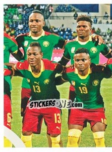 Sticker Team Cameroon (puzzle 2) - FIFA Confederation Cup Russia 2017 n. 175 - Panini