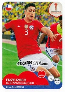 Sticker Enzo Roco - FIFA Confederation Cup Russia 2017 n. 185 - Panini