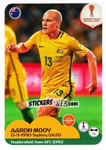 Sticker Aaron Mooy - FIFA Confederation Cup Russia 2017 n. 219 - Panini