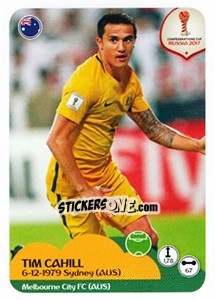 Sticker Tim Cahill - FIFA Confederation Cup Russia 2017 n. 223 - Panini
