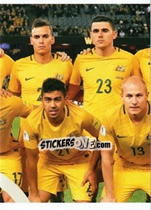 Sticker Team Australia (puzzle 2) - FIFA Confederation Cup Russia 2017 - Panini
