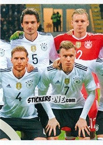 Sticker Team Germany (puzzle 2) - FIFA Confederation Cup Russia 2017 n. 256 - Panini