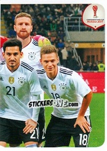 Sticker Team Germany (puzzle 3) - FIFA Confederation Cup Russia 2017 - Panini