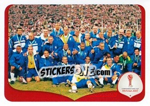 Sticker Brazil 6 x 0 Australia - 1997 - FIFA Confederation Cup Russia 2017 - Panini