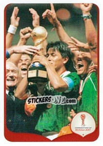 Sticker Mexico 4 x 3 Brazil - 1999 - FIFA Confederation Cup Russia 2017 n. 262 - Panini