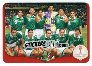 Sticker Mexico 4 x 3 Brazil - 1999 - FIFA Confederation Cup Russia 2017 - Panini